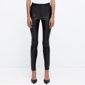 Zara Faux Leather pants. Brand new with tags never worn.